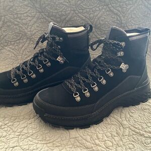 Cole Haan Black Lace-Up Men's Boots